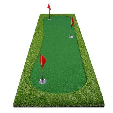 BOBURACN ゴルフパッティング グリーン/マット - ゴルフトレーニングマット - プロフェッ...