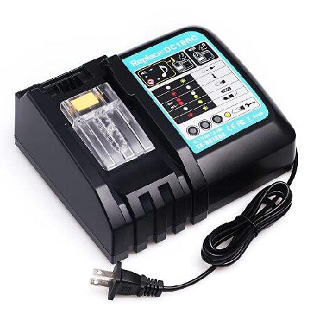 Lilocaja DC18RC 18V 3.0A Rapid Battery Charger for...