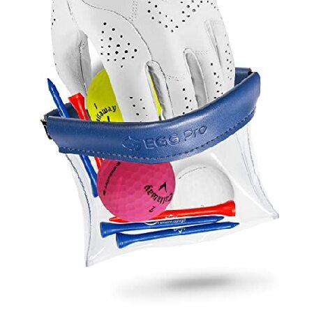 EGG PRO Golf Tees Pouch Bag with Hanger, Clear Tra...