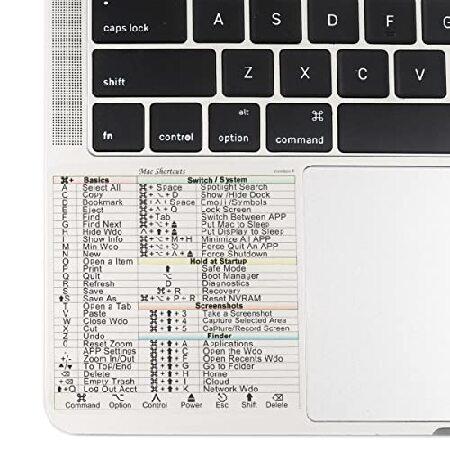 YINOVEEN Apple Mac OSシステムキーボードショートカットステッカー 2023-20...