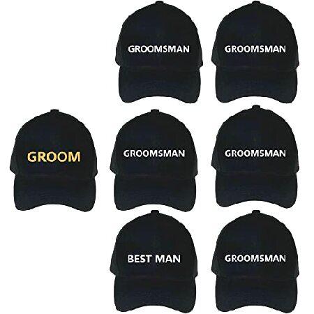 PartyGifts＆Beyond Groomsmen Gifts Hats 7packs Bach...