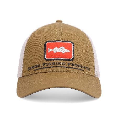 Simms Walleye Patch Trucker Hat - Snapback Basebal...