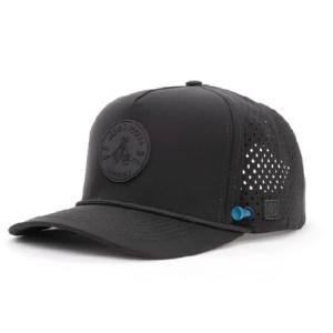 BRIMZ Golf Performance Hat - Breathable Sweat ＆ Water Resistant Golfing Snapback Cap with Tee Holder ＆ Magnetic Ball Marker (Black Out - Bee並行輸入｜chillaxmood18