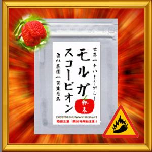 危険！モルガスコーピオン一味粉末 (水分管理施設栽培分)　１０ｇ　定形・定形外郵便送料無料！！