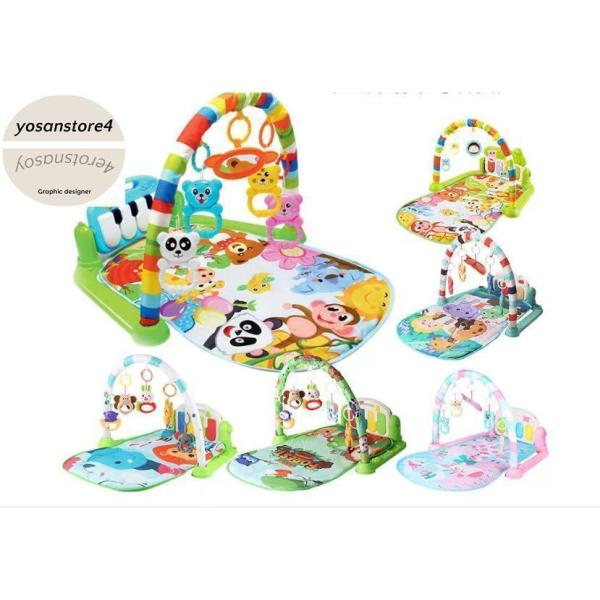 あんよでキック4WAYピアノジム(1個)【フィッシャープライス】[おもちゃ 遊具 ベビージム メリー...