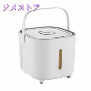 お洒落で機能的✨真空保存容器✨米びつ✨電動式✨湿気防止✨10kg Amazon｜大容量 真空米びつ 10kg 密閉 保存容器 長期保存 自動