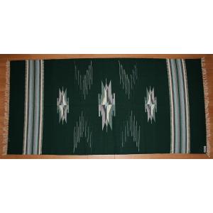 ビンテージ~40's○ウールナバホラグ約70cm × 約53cm○240922m1-rug