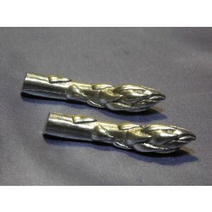 錫 箸置き アスパラ 2個セット