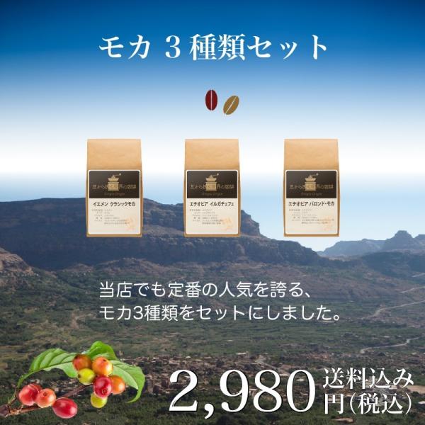 コーヒー シングルオリジン サードウェーブ  モカ3種類セット