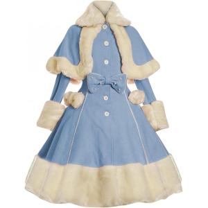 ワンピース ロリータ レディース ポンチョ付き ...の商品画像