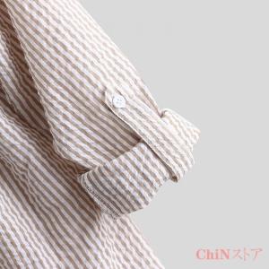 シャツ メンズ 綿麻シャツ ワイシャツ 半袖 ...の詳細画像5