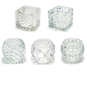 キャンドルホルダー ガラス キャンドルスタンド ろうそく立て おしゃれ ウィルマート