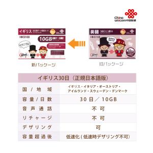 イギリス 他計6か国 データ通信SIMカード(...の詳細画像2