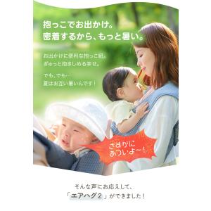 抱っこ紐 ファンパッド エアハグ2 抱っこ 紐...の詳細画像2
