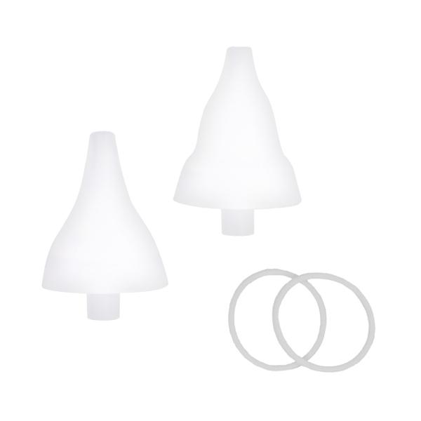 アンジュスマイル ハナクリア 鼻水吸引器 シリコーンチップ(大、小)シリコーンリング 交換パーツ グ...