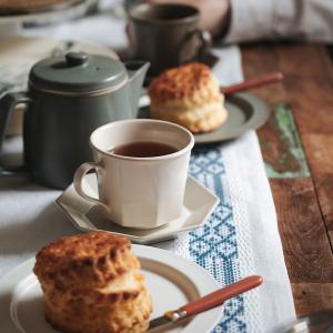 直営店 Ancient Pottery Octagonal C&S（エイシェントポタリー オクタゴナルカップアンドソーサー） AP012 容量240ml 日本製 美濃焼 アンティーク