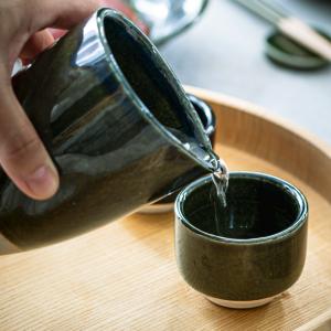 黒じょか 薩摩焼 2盃 セット 黒ヂョカ 薩摩焼の黒ジョカ 黒千代香