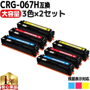 インクのチップス CRG-067H キヤノン トナーカートリッジ067H 互換 4色
