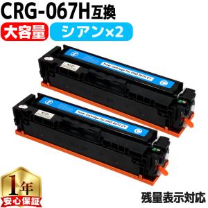 インクのチップス CRG-067H キヤノン トナーカートリッジ067H 互換 4色