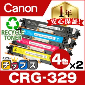 インクのチップス CRG-329 キヤノン 再生トナーカートリッジ 4色セット