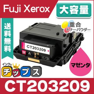 CT203209 富士ゼロックス トナーカートリッジ マゼンタ 単品 CT203209 大容量 互換トナー 重合トナーパウダー採用！ DocuPrint C3550 d｜chips