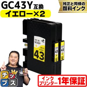 インクのチップス Mサイズ 顔料 SGカートリッジ GC43 RICOH リコー 3色