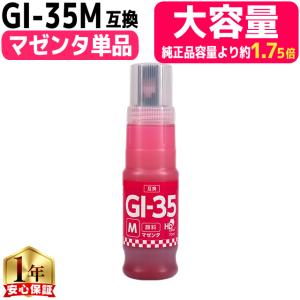 インクのチップス GI-35BK キャノン用(Canon) 大容量 顔料 ブラック 