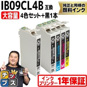 カラリオ IB09CL4B 4色セット〔純正同様 顔料インク〕大容量 エプソン