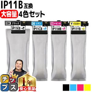 IP11B エプソン epson用互換 インクパック IP11KB IP11CB IP11MB IP11YB 顔料 4色セット 対応機種 PX-M887F PX-S887