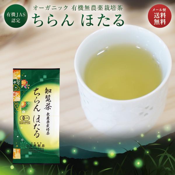 【 新茶になりました! 】 知覧茶 無農薬栽培茶 ちらん ほたる 煎茶 80g 送料無料 | 有機J...