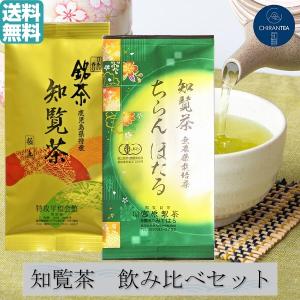 知覧茶 煎茶 深蒸し 極上 90g ＆ 無農薬栽培茶 ちらんほたる 80g 飲み比べ セット 送料無料 | 緑茶 知覧さくら商店 茶葉 お中元にも