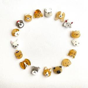 ガラス工芸 ガラス細工 犬 ガラスマスコット ...の詳細画像2
