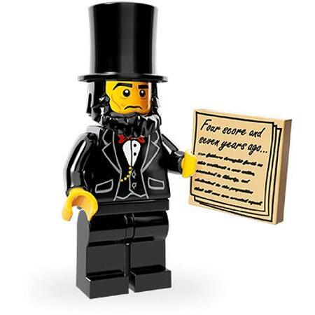 特別価格The Lego Movie Abraham Lincoln Minifigure Seri...