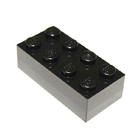 特別価格(レゴ) LEGO パーツとピース2×4ブリック c. 100 Pieces ブラック 43...