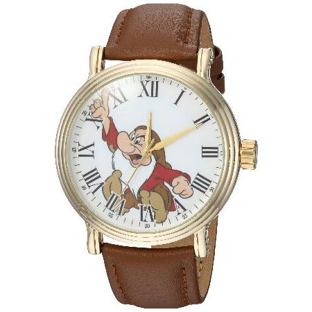 特別価格DISNEY Men&apos;s Snow White Analog-Quartz Watch wi...