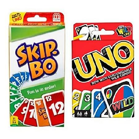 特別価格Skip Bo カードゲーム Uno カードゲーム バンドル並行輸入