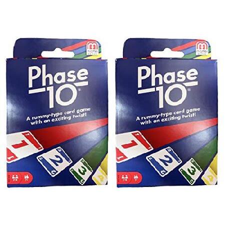 特別価格Mattel Phase 10 カードゲーム - 2パック並行輸入