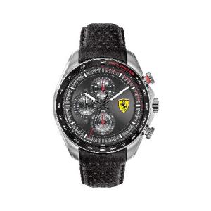 特別価格0830648 Ferrari Speedracer Chronograph ブラック 男性...