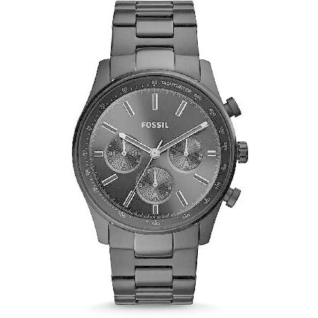 特別価格Fossil Sullivan 多機能ブラックステンレススチール腕時計 BQ2448並行輸入