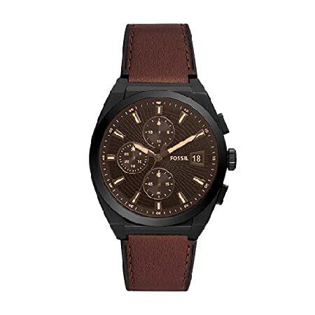 特別価格Fossil Men&apos;s Everett Quartz Stainless Steel an...