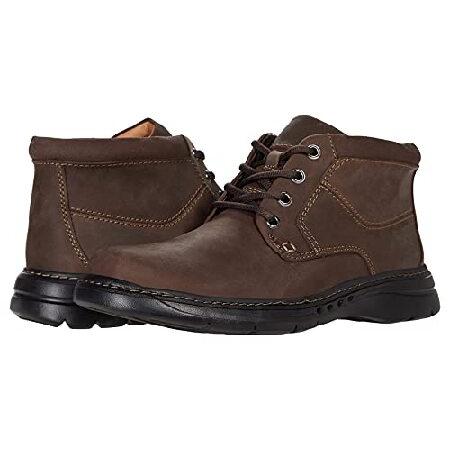 特別価格Clarks Un Brawley Up Brown Oily Leather 10.5 D...