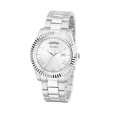 特別価格GUESS Mens Dress Diamond Dial 44mm Watch - Gol...