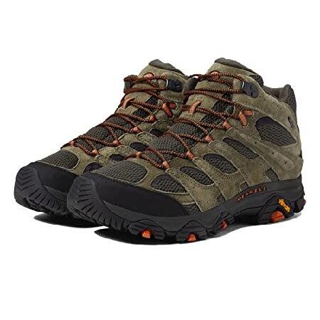 特別価格Merrell メンズ Moab 3 Mid 防水 ハイキングブーツ, オリーブ, 11.5...