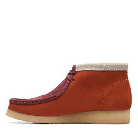 特別価格Clarks Men&apos;s Wallabee Boot (Dark Orange Combin...