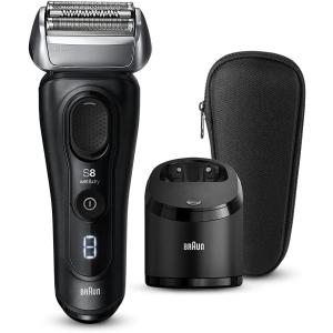 BRAUN ブラウン メンズ電気シェーバー 4枚刃 自動洗浄器付