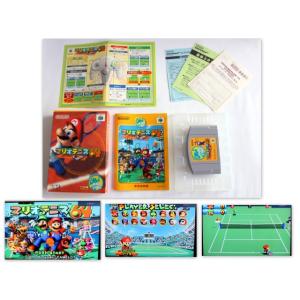 703/中古/★ニンテンドー64ソフト.箱.取扱説明書★マリオテニス64　※2024年4月24日動作...