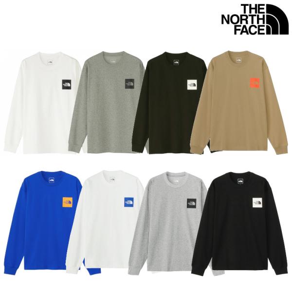 THE NORTH FACE ザ・ノース・フェイス ロングスリーブスクエアロゴティー L/S Squ...