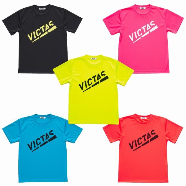 VICTAS ライジングプレイロゴティー 632072 ユニセックス 限定Tシャツ 卓球 VICTA...