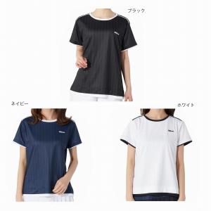 ウイルソン ストライプTシャツ 413262 2023SS テニス ウィメンズ　レディース ニッキー株式会社｜chispo-b