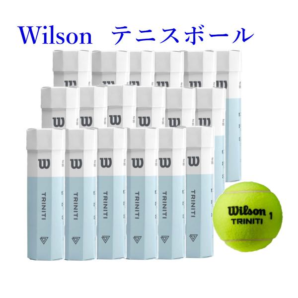 ウイルソン TRINITI　4球入り×18パック　WRT115200　2020AW　テニスボール